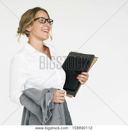Business Lady Notebook Studio Concept
