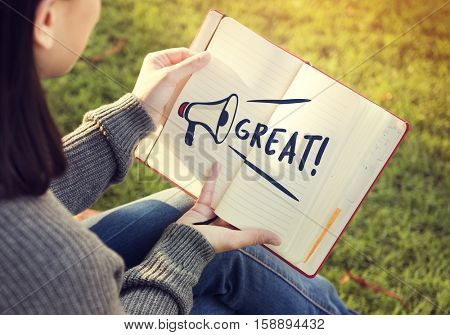 Hello Great Accost Greeting Salute Welcome Concept