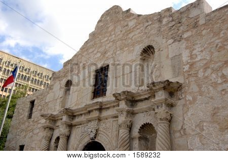 El famoso Alamo en San Antonio Texas