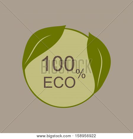 An iIcon for organic products (100% quality)