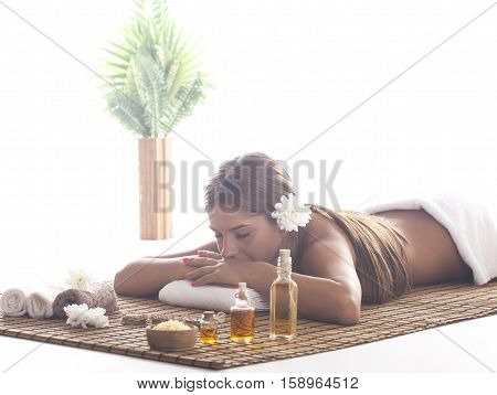 Beautiful Woman In Spa Salon