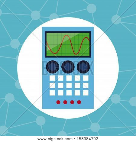 electronic element laboratory chemistry vector illustration eps 10