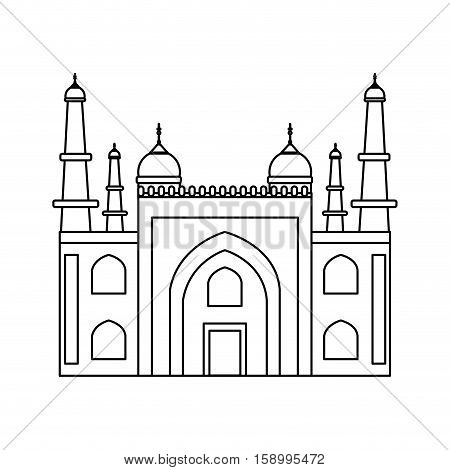 mysore palace india icon vector illustration graphic design