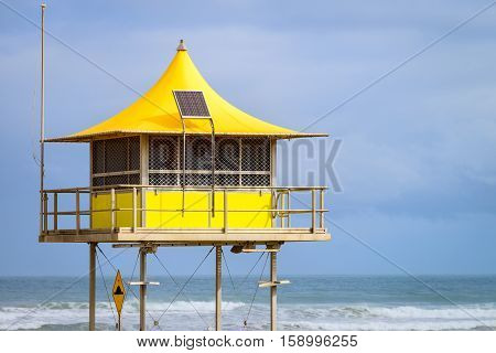 Surf life saving tower in Goolwa South Australia