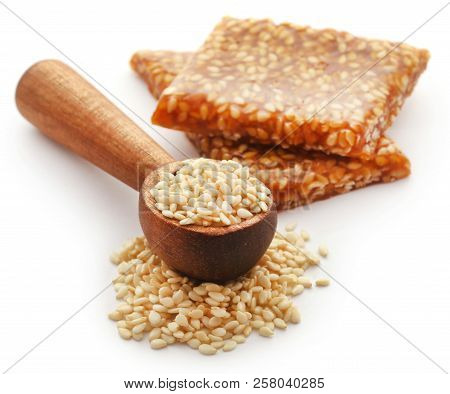 Sesame Caramel Candy Very Popular In Indian Subcontinent