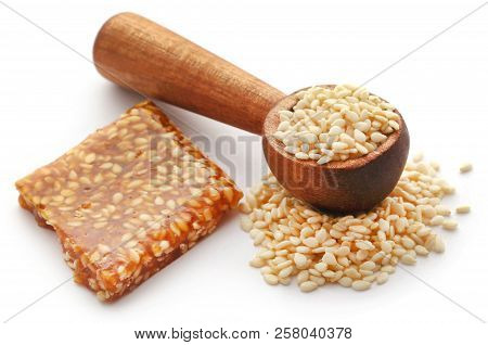Sesame Caramel Candy Very Popular In Indian Subcontinent