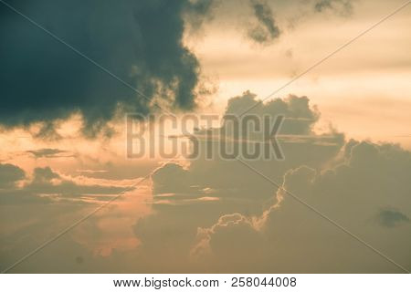 Space Cloud Touch Light In Afternoon Cause Colorful Light Pastel Looklike Beautiful