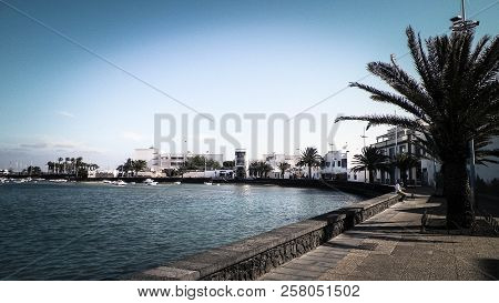 View Of El Charco De San Gines, Lanzarote Island.