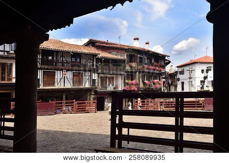 Main Square And Bullring, La Alberca, Salamanca Province, Castilla-leon, Spain