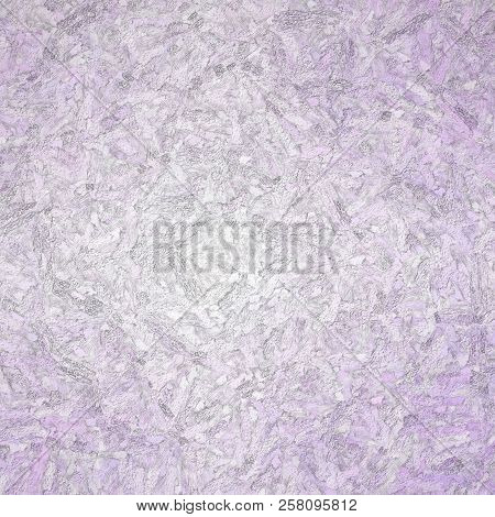 Abstract Illustration Of Square Anti-flash White Textured Impasto Background, Digitally Generated