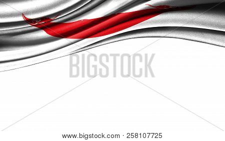 Grunge Colorful Flag Of Easter Island Rapa Nui, With Copyspace For Your Text Or Images