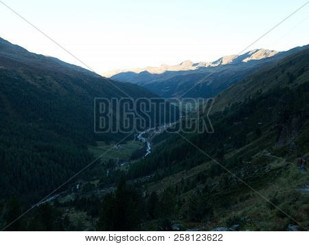 Landscape Of Vallalungain Italian Alps