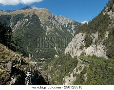 Fort Nauders In Austria Wit A Landscape Trail
