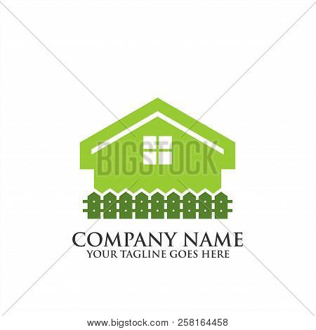Home Logo Vector Icon Logo Template,green Real Estate