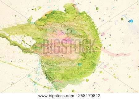 Abstract Design Watercolor Picture Painting Illustration Background