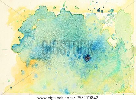 Abstract Design Watercolor Picture Painting Illustration Background