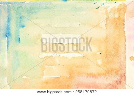 Abstract Design Watercolor Picture Painting Illustration Background