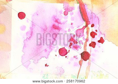 Abstract Design Watercolor Picture Painting Illustration Background