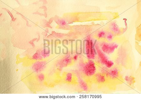 Abstract Design Watercolor Picture Painting Illustration Background