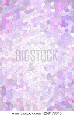 Abstract Illustration Of Vertical Anti-flash White Bright Small Hexagon Background, Digitally Genera