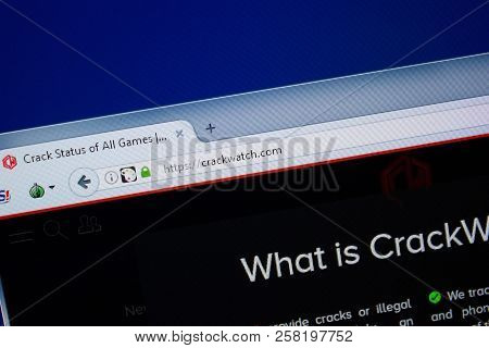 Ryazan, Russia - September 09, 2018: Homepage Of Chack Watch Website On The Display Of Pc, Url - Cha