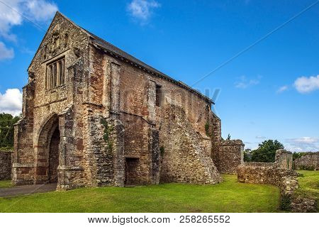 Ruins Of Cleeve Abbey,  Medieval Monastery Located Near The Village Of Washford In Somerset, England