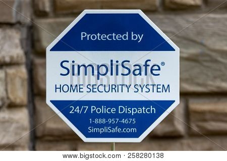 Simplisafe Home Security System Sign And Trademark Logo