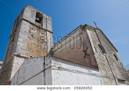 Profeta kathedraal van St. Elia. Peschici. Puglia. Italië.