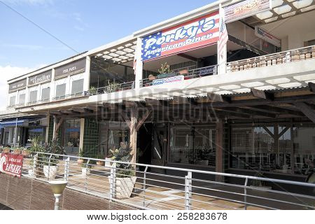 Playa Flamenca, Spain - 14 Sept 2018 : Playa Flamenca Commercial Center, Near Torrevieja,  In Spain