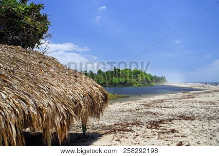 Seascape of the Caribbean Coast in Colombia, South America