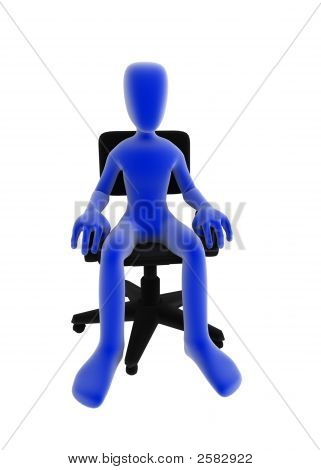 Kontor arbejdstager