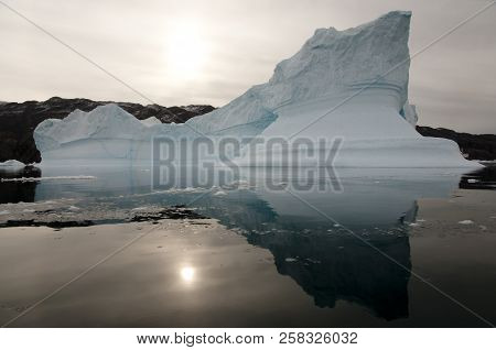 Floating Iceberg In The Arctic - Greenland