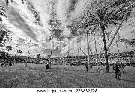 Genoa (genova) Italy, May 05, 2017 - View Of The 