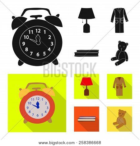 Vector Illustration Of Dreams And Night Icon. Set Of Dreams And Bedroom Vector Icon For Stock.