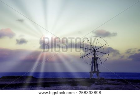 Traditional Salt Cultivation In Los Cocoteros, Guatiza, Lanzarote, Canary Islands, Spain