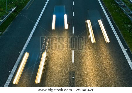 Highway Traffic And Cars