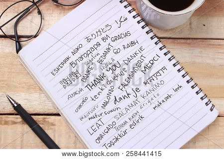 Thank You, Motivational Words Quotes Concept