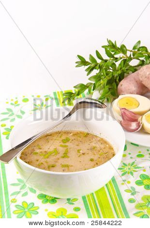 Zurek er en anstændig polske påske suppe