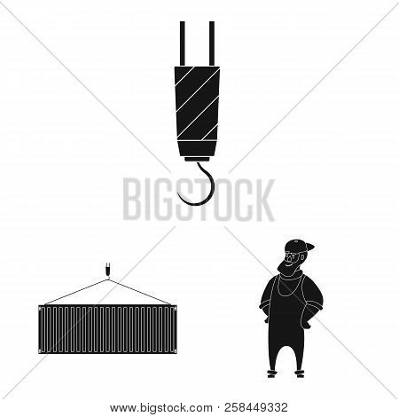 Vector Illustration Of Goods And Cargo Icon. Collection Of Goods And Warehouse Vector Icon For Stock