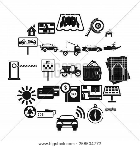 Mechanism Icons Set. Simple Set Of 25 Mechanism Vector Icons For Web Isolated On White Background