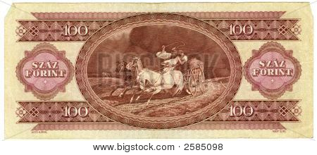 Billets de banque hongrois à 100 Forints, année 1989