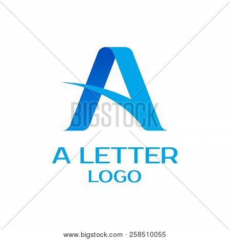 Letter A Logo Design Vector Template. Vector Logo With The Stylized Letter A.