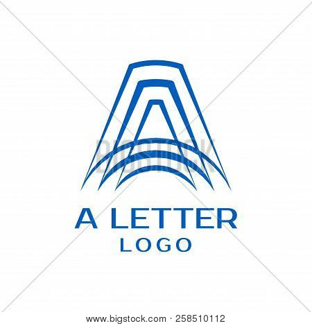 Letter A Logo Design Vector Template. Vector Logo With The Stylized Letter A
