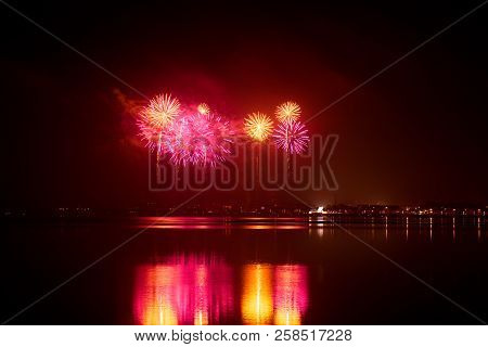 Fireworks Of St Paio Of Torreira A Celebration That Happens Every Year On September At Torreira - Av