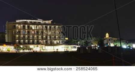 Evening View Of Hotel Complex, Eastern Beach, Caorle, Italy