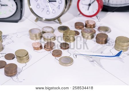 Abstract Photo Of Time Planning And Spending In Vacation