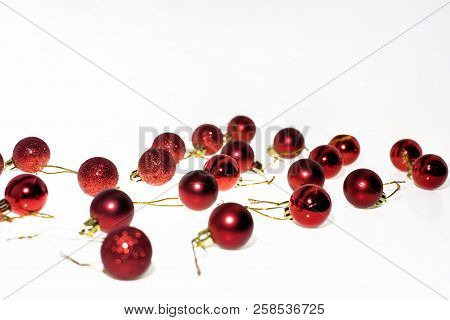 Christmas Decoration. Isolated Photo On White Background