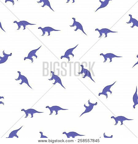 Iguanodone Icon In Pattern Style. One Of Dinosaurus Collection Icon Can Be Used For Ui, Ux