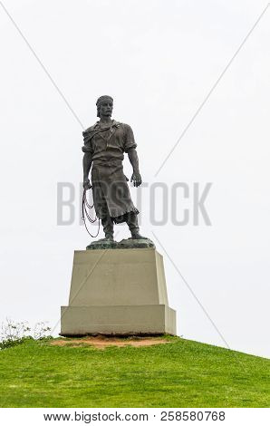 Porto Alegre, Brazil - September 16, 2018: Sculpture Of The Typi