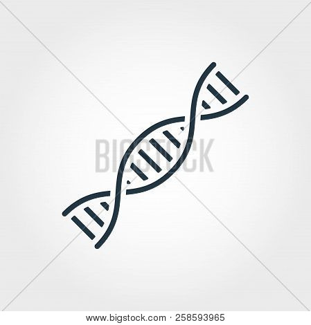 Dna Icon. Line Style Icon Design Dna Icon Design From Medicine Collection. Pictogram Isolated On Whi